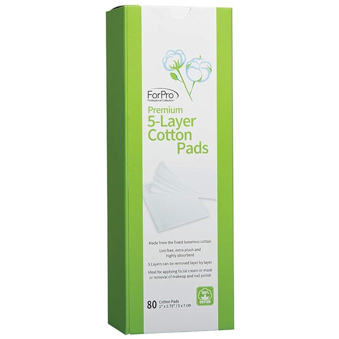 ForPro Professional Collection Premium 5-Layer 100% Cotton Pads - Image 2