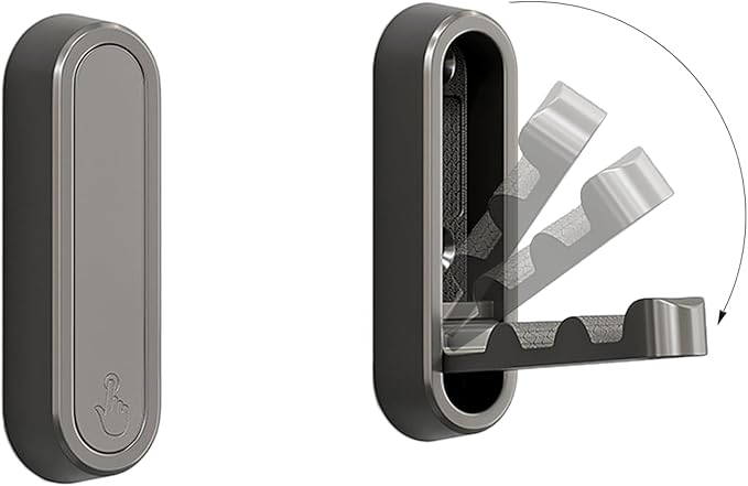 2PCS Folding Coat Hooks, Heavy Duty Wall Hooks Made of Zinc Alloy, Foldable by XSGTZMJ