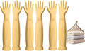 3- Pair 17.8 - Inch Elbow - Length Reusable Rubber Waterproof Household by Vsootal