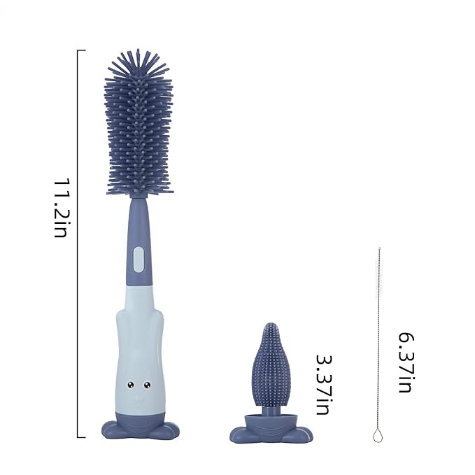 Chemimoso Multifunctional Cleaning Brush, Baby Bottle Brush, Bottle Brush - Image 4