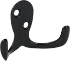 Aynoo 10 Pack Coat Hooks, Metal Wall Hooks Hardware, Heavy Duty Double Prong - Image 5