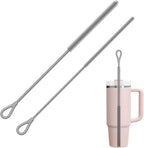 YOTIME Silicone Straw Cleaner Brush, Non-slip Handle Soft and Bendable by YOTIME