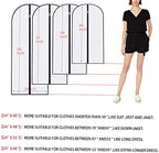 Hanging Garment Bag Suit Bags for Closet Storage Garment Bags for Hanging - Image 2