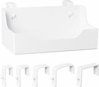 Bedside Caddy Hanging Storage Basket Little Size Plastic Beside Shelf Hang-on by MATIMASU