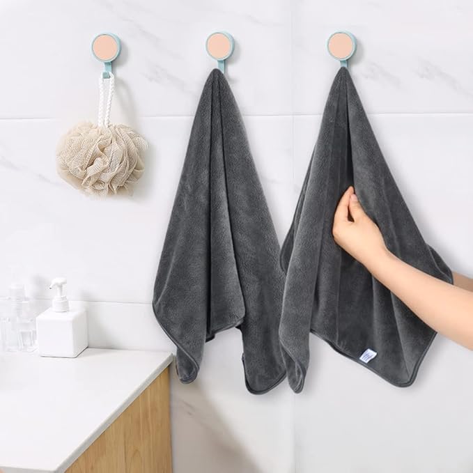 KinHwa Microfiber Bathroom Hand Towel Gym Towels Ultra Soft Super Absorbent - Image 5