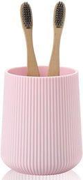 Pink Striped Toothbrush Holder for Electric Toothbrushes Bathroom Organizer for by KellyHome