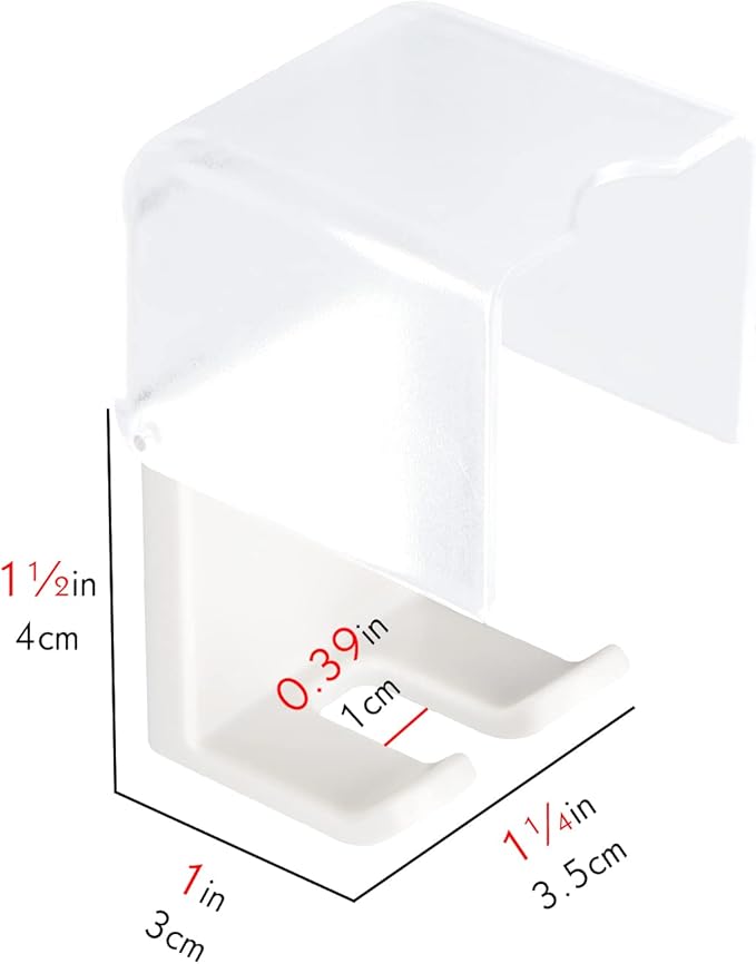 4 PCS Toothbrush Holder Wall Mounted - Image 2