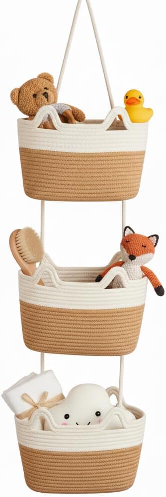 Hanging Wall Basket, Over the Door Hanging Basket by Britwicfr