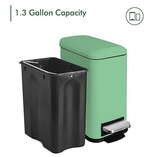 5 Liter / 1.3 Gallon Trash Can - Image 3