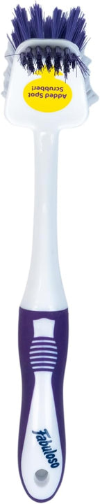 Fabuloso Tile Brush with Spot Scrubber, Long Bathroom Cleaning Brush with - Image 2