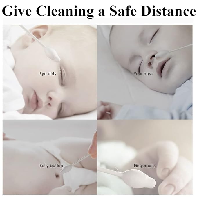 Baby Cotton Swabs, Organic Fragrance and Chlorine-Free Kids Safety Swabs - Image 7
