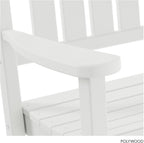 POLYWOOD Presidential Rocking Chair in White - Image 6