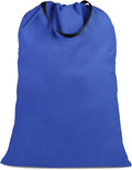 Cotton Canvas Laundry Bag with Handles & Drawstring Straps, Heavy Duty Extra by SANFERGE