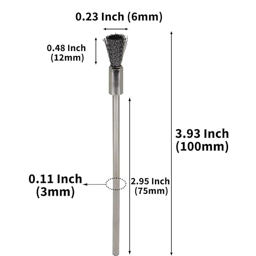 20PCS Wire Brushes with Extended Handle - Image 4