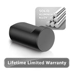 4Pack Metal Wall Hooks, Minimalist Coat Hooks Matte Black Simple Modern Easy - Image 4