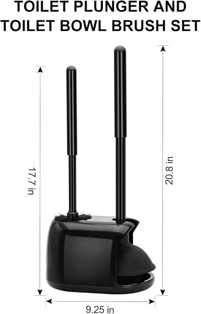 SetSail Toilet Brush and Plunger Set, 2 Packs Toilet Plungers - Image 2