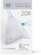 Home Zone Living 5.3 Gallon Kitchen Trash Bags by HomeZoneLiving