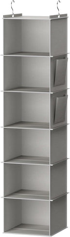 YOUDENOVA Hanging Closet Organizer and Storage, 6-Shelf Closet Hanging Shelves by YOUDENOVA