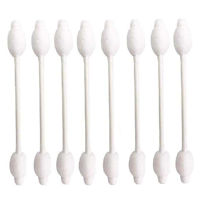 Baby Cotton Swabs, Organic Fragrance and Chlorine-Free Kids Safety Swabs by Rouceyxin