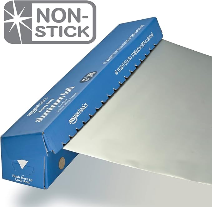 Amazon Basics Heavy Duty Non-Stick Aluminum Foil - Image 3