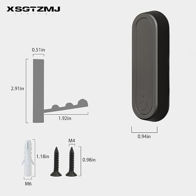 4PCS Folding Coat Hook, Heavy Duty Wall Hooks Made of Zinc Alloy, Foldable Wall - Image 7