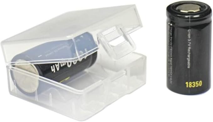 Heyiarbeit 2Pcs 18350 Battery Case Battery Storage Box Organizer Battery - Image 5