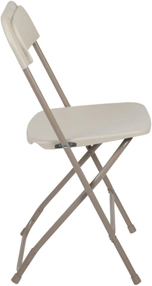 Flash Furniture Hercules™ Series Plastic Folding Chair - Beige - 2 Pack 650LB Weight Capacity Comfortable Event Chair-Lightweight Folding Chair - Image 8