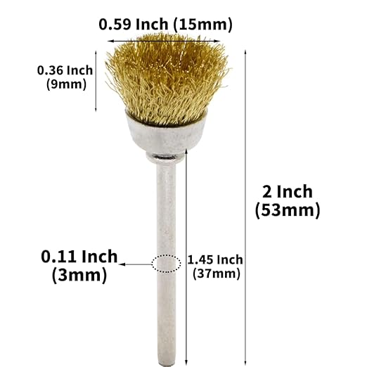 20PCS Brass Wire Brushes - Image 4