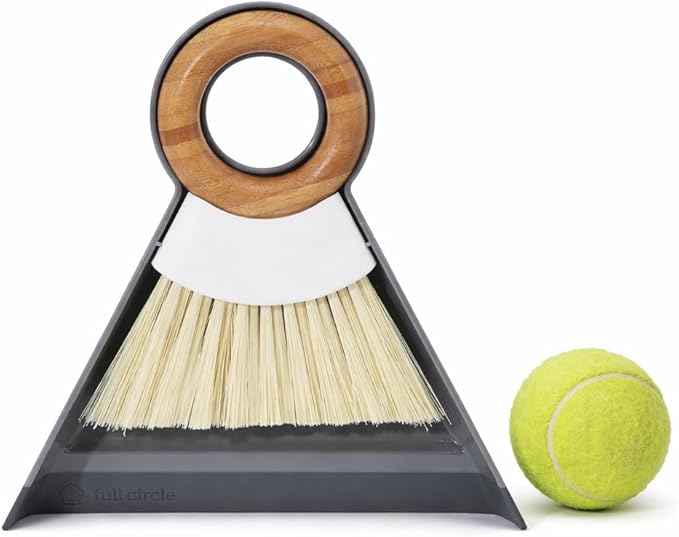 Full Circle Tiny Team Mini Compact Brush & Dustpan Set, Portable Handheld Broom - Image 3