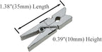 HAHIYO Silver Wooden Clothes Pins Clothespins Small Do NOT Fall Apart 1.38 - Image 2