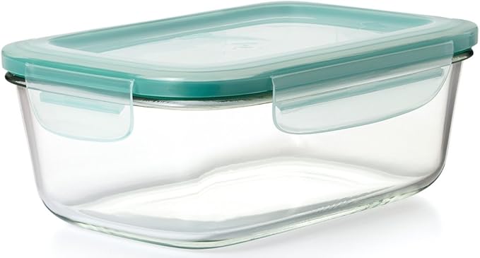 OXO Good Grips 8 Cup Smart Seal Airtight Glass Rectangle Container by OXO