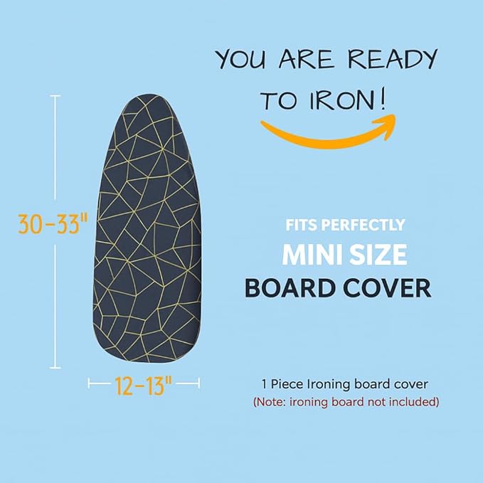 SAVUK 12 X 30 inch Smart Table top Ironing Board Cover and Pad - Image 5