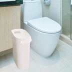 Small Trash Can Plastic Bathroom Wastebasket 3.2 Gallon Slim Garbage Container - Image 3