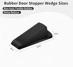 Heavy Duty Door Stop for Bottom of Door, Non-Slip Security Door Stopper for - Image 6