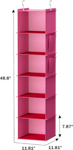 YOUDENOVA Hanging Closet Organizer, Closet Hanging Storage Shelves - Image 3