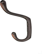 Rok Hardware Heavy Duty Dual Coat Hook, Oil-Rubbed Bronze, 10 Pack ROKCH101ORB - Image 3