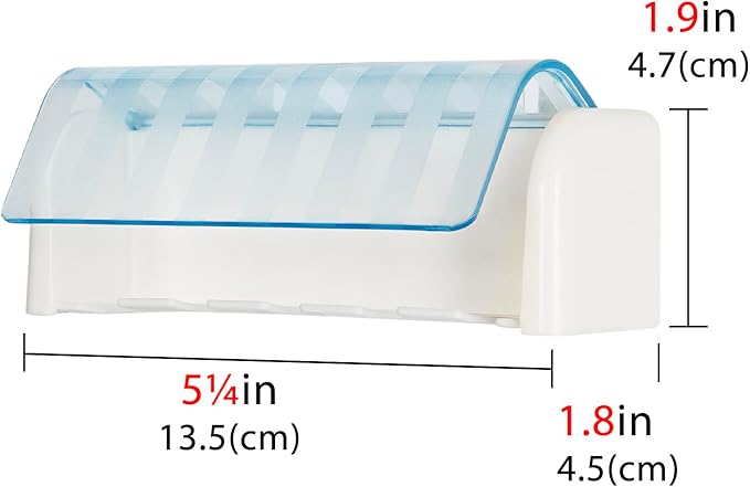 5 Slots Wall Mount Toothbrush Holder - Image 2
