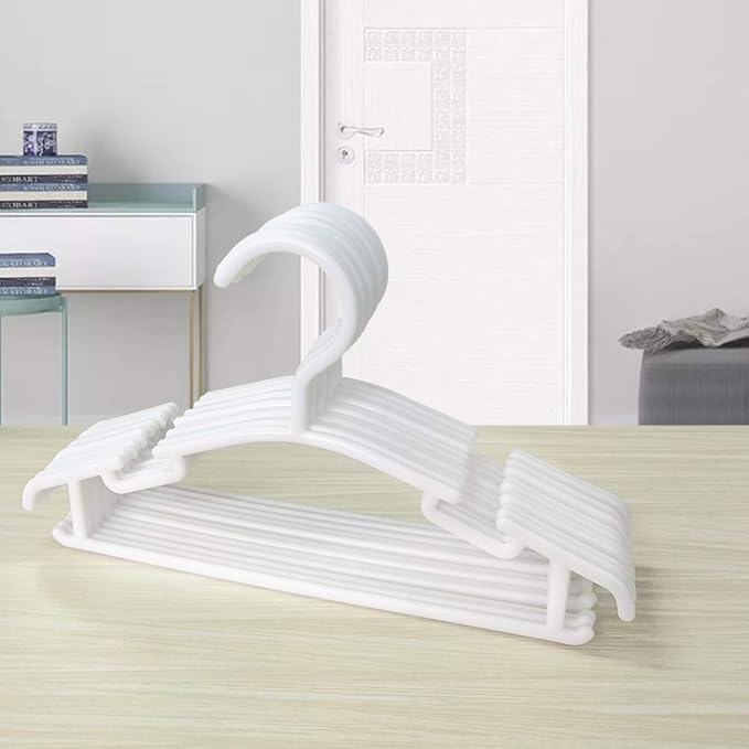 GoodtoU Baby Hangers 100Pack Kids Plastic Baby Clothes Hangers - Image 5