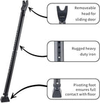 2-in-1 Door Security Bar & Sliding Patio Door Stopper Security Jammer Bar Child - Image 6