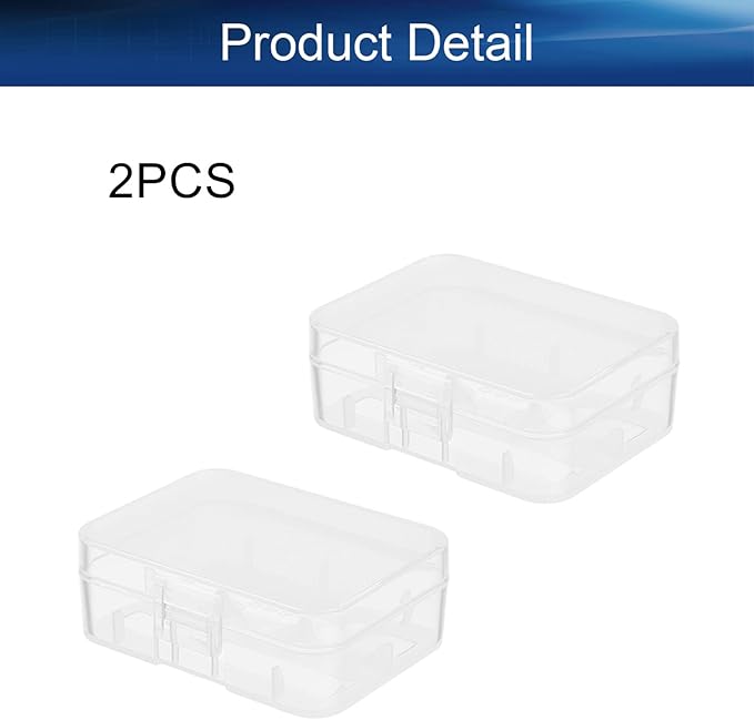 Heyiarbeit Battery Organizer Box PP Battery Storage Case Battery Holder Storage - Image 4