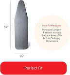 TIVIT Ironing Board Cover 14 x 54” – Made in Italy, Alumitek PRO Heat-Reflective - Image 4