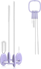 YOTIME Standing Straw Cleaner Brush Set, 4in1 Reusable Straw Brushes by YOTIME