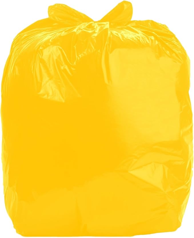 Ultrasac Heavy Duty 55 Gallon Yellow Trash Bags - Image 3