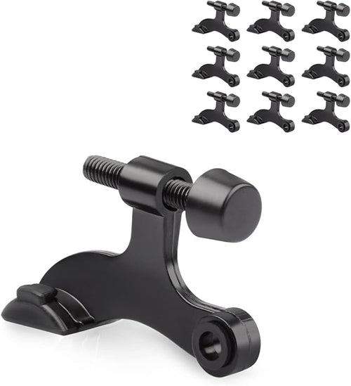 10 Pack Hinge Pin Door Stopper Black by KOVOSCH