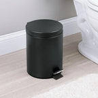 mDesign Pedal Bin — Metal Waste Bin - Image 2