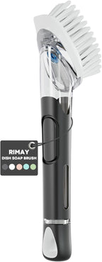 RIMAY Soap Dispensing Dish Brush, Dish Scrubber by RIMAY
