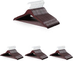 Amazon Basics Durable Wooden Suit Clothes Hangers by AmazonBasics