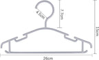 GoodtoU Plastic Baby Hangers, 60 Pack, Sturdy and Durable - Image 2