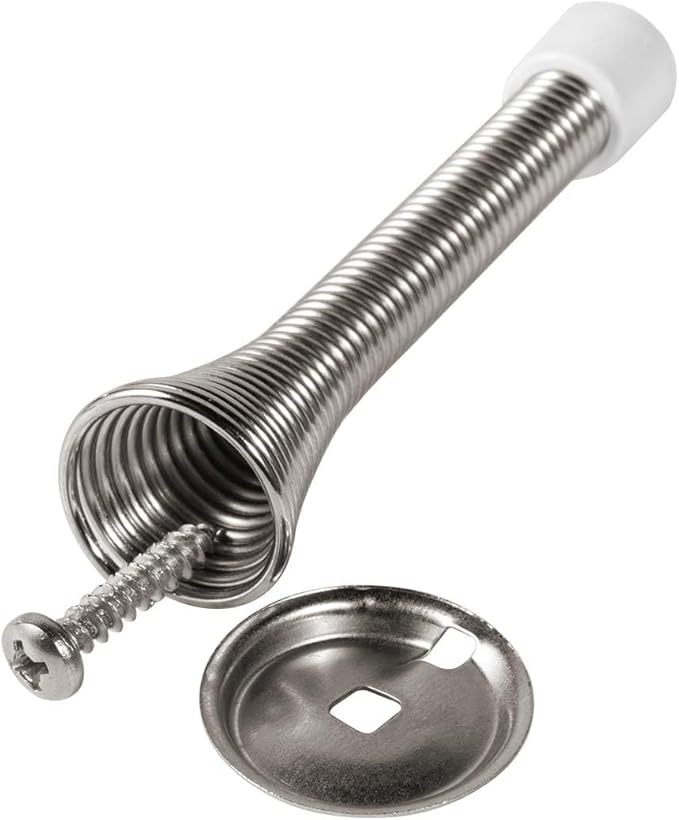 12 Pack Spring Door Stops 3 1/4 Inch Flexible Heavy Duty Spring Door Stopper - Image 7