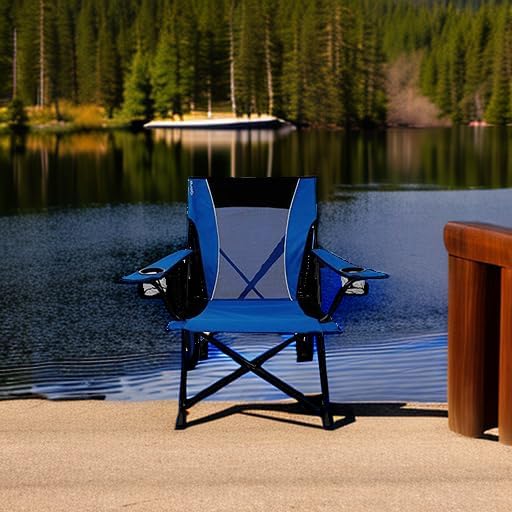 Kijaro Dual Lock Folding Camp Chairs - Versatile for Sports, Outdoors & Lawns - Locks Positions - Maldives Blue - Image 8